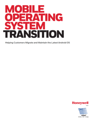 Honeywell Mobile Operating System Transition White Paper.